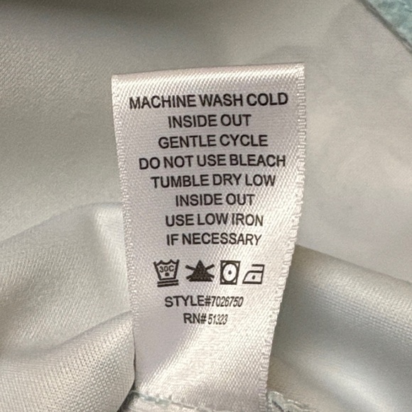 CeCe Mini Dress with Pink Floral on Light Blue, medium - Picture 9 of 10